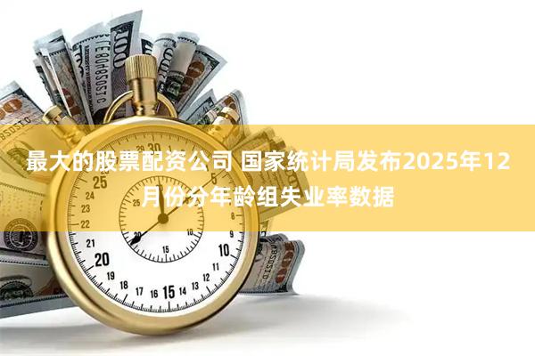 最大的股票配资公司 国家统计局发布2025年12月份分年龄组失业率数据